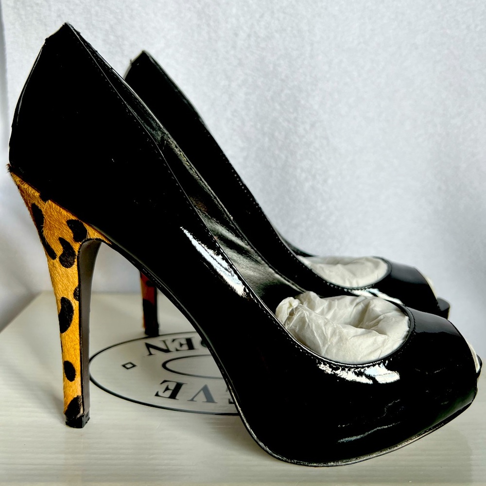 Steve Madden Black Patent Heels
